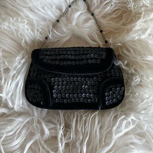 Liz Claiborne vintage mini sequin evening purse